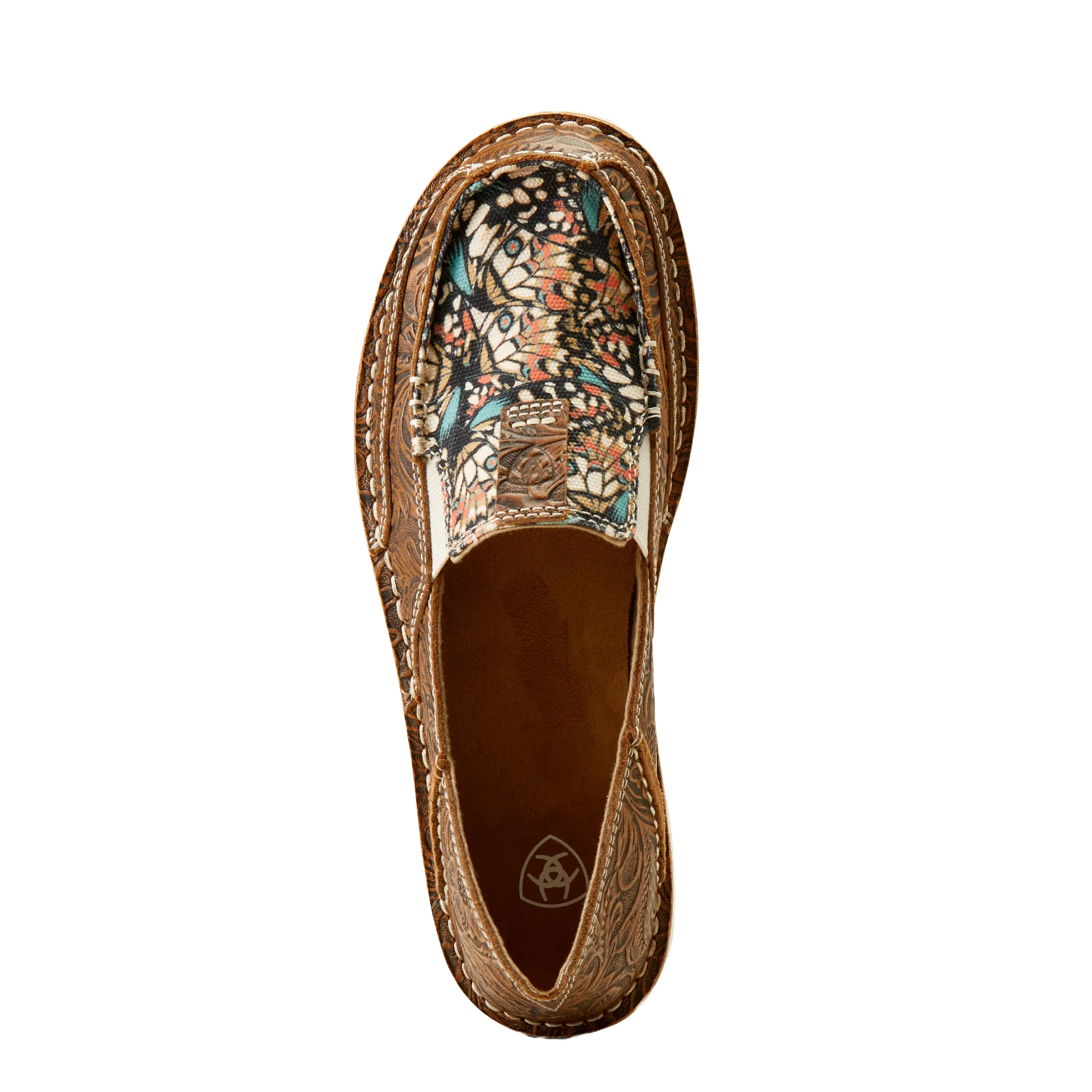 Ariat Ladies Brown Floral Emboss Leather Cruiser 10050960