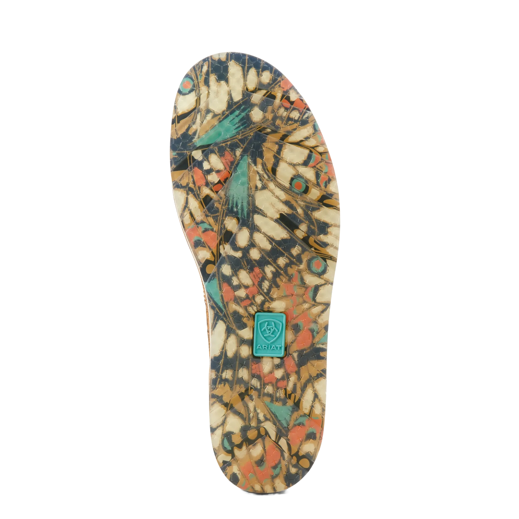 Ariat Ladies Brown Floral Emboss Leather Cruiser 10050960