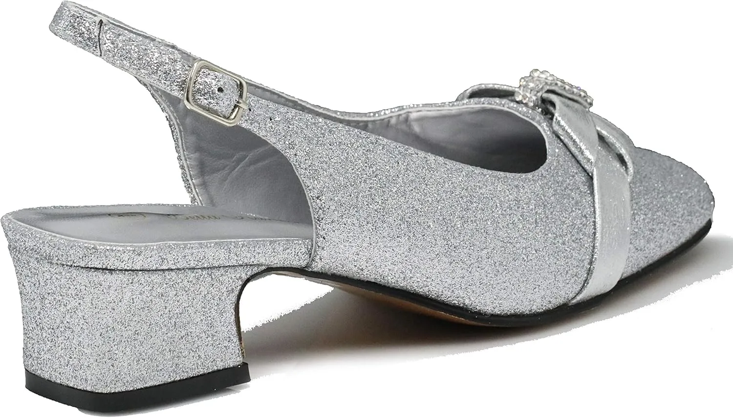 Enzo Romeo Antica02 Women's Wide Width Sling Back Low Heeled Pumps Sandals Shoes