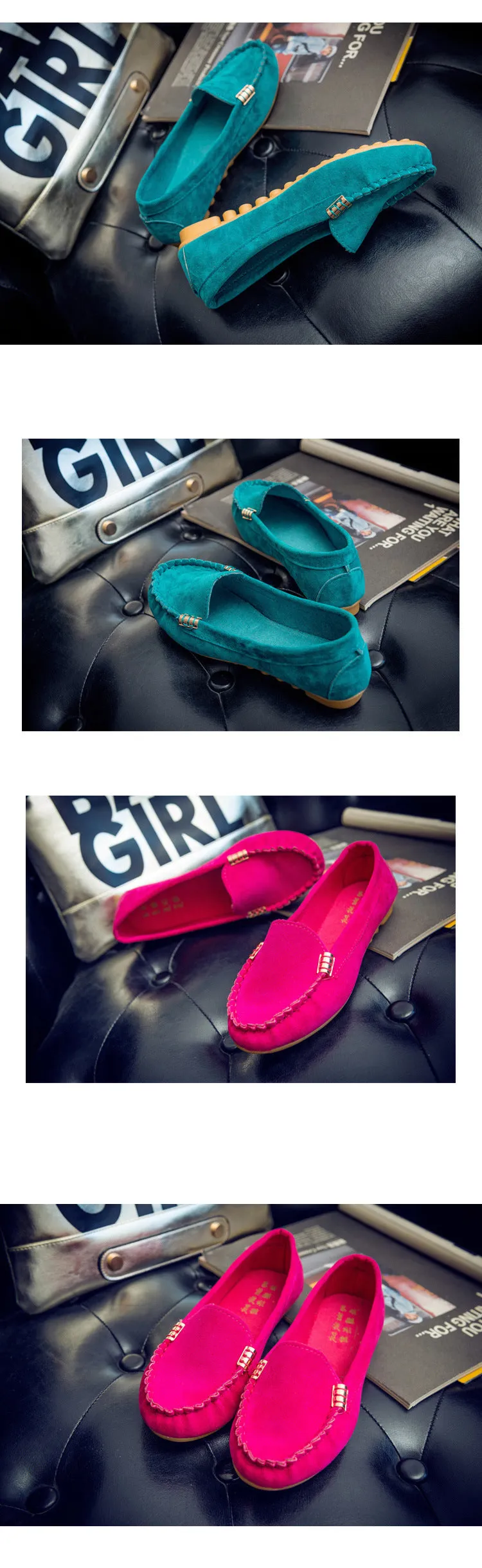 Flat Heel Pumps Single Shoes Flat Women's