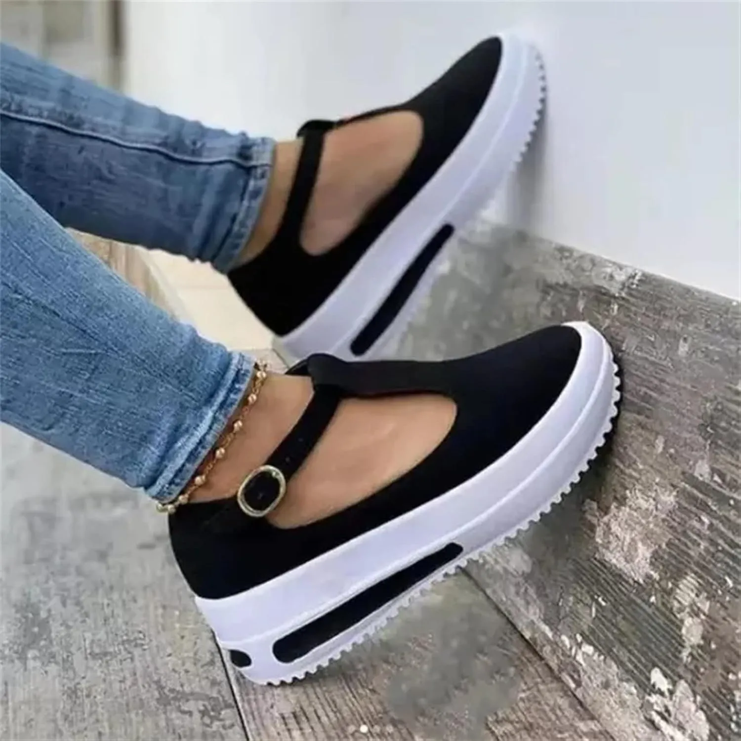 Lausiuoe Womens Shoes Dressy Casual Flats Loafers Canvas Low Top Fashion Comfortable Classic Casual Walking Slip On Sneakers