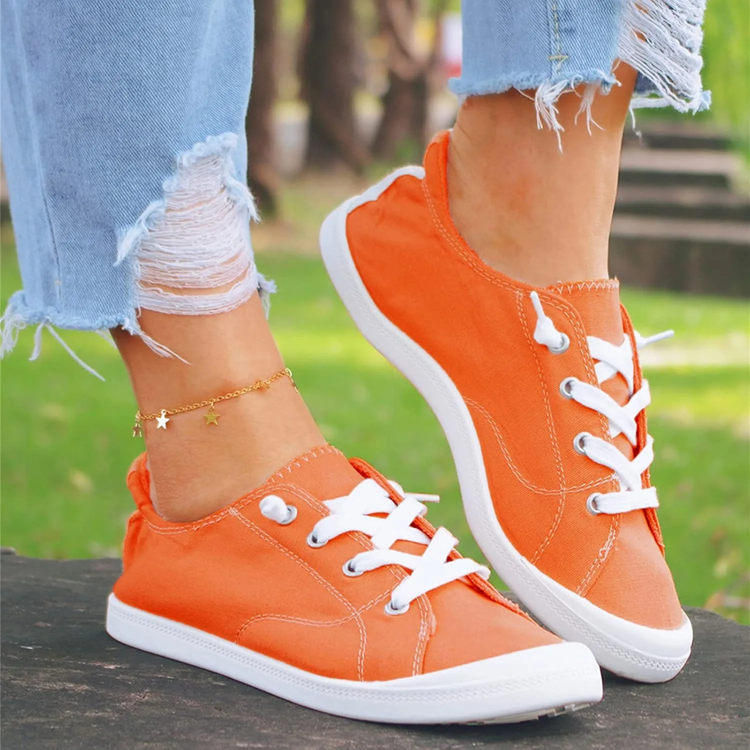 Loafers Canvas Shoes Women's Vulcanize Ladies Shoes Flat Soft Women's Casual Casual Men