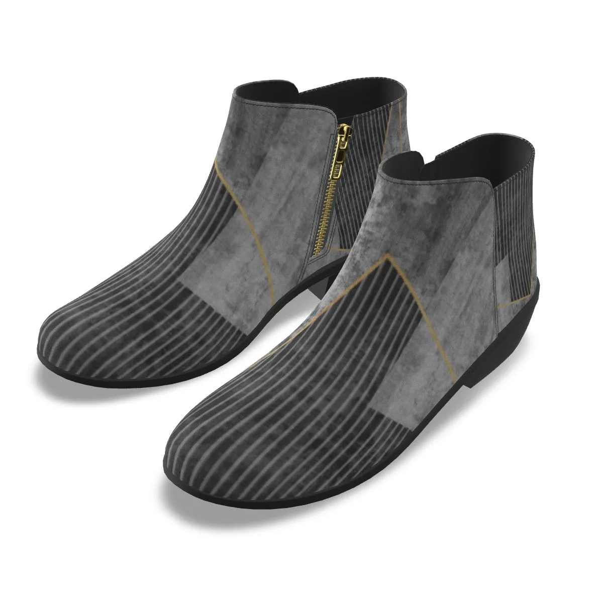 Men's Fashion Boots gray  theme, 56