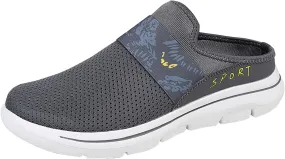 Mules for Women 2025 Backless Walking Sneakers Tennis Shoes Womens Lightweight Woman Shoes Casual Wedge Sneakers Tennis Shoe Loafers Casual Slip On