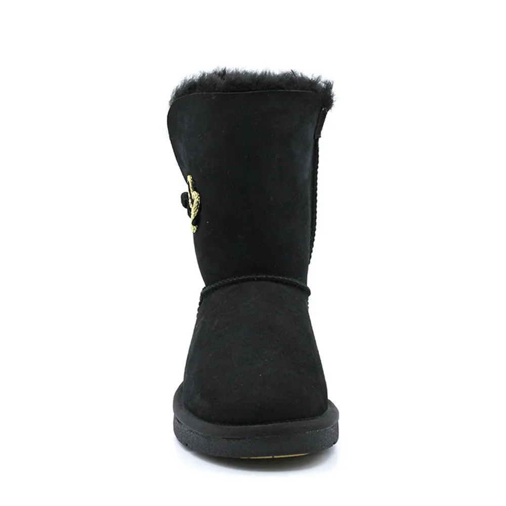 Oriental Medium Ugg Boot - Black