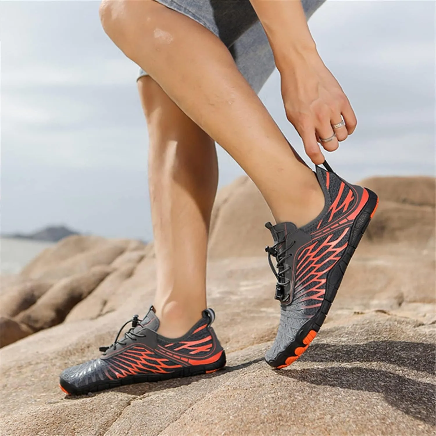 Thatrich Pro Barefoot Shoes for Women, Hike Barefoot Footwear Womens, Hike Shoes Footwear Womens, Wide Toe Box Sneakers Walking Athletic Sport Riding Gym Workout Running Shoe