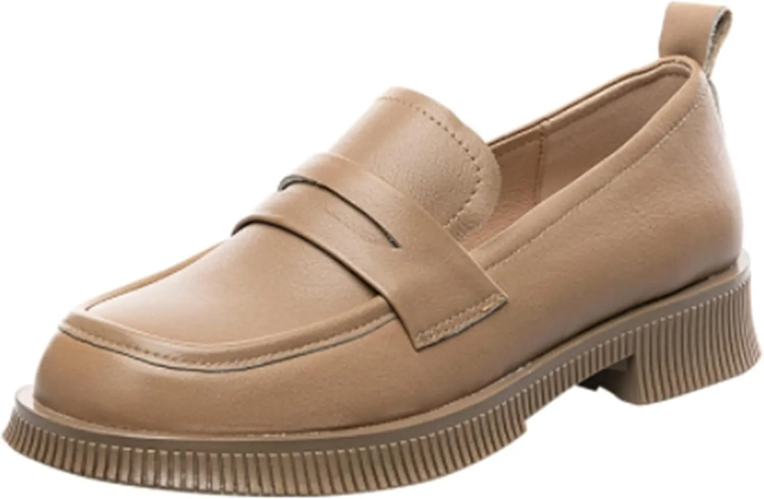 Women's Penny Loafers Flat Bottomed Low Heeled Bow Tassels Patent Leather Oxford Shoes